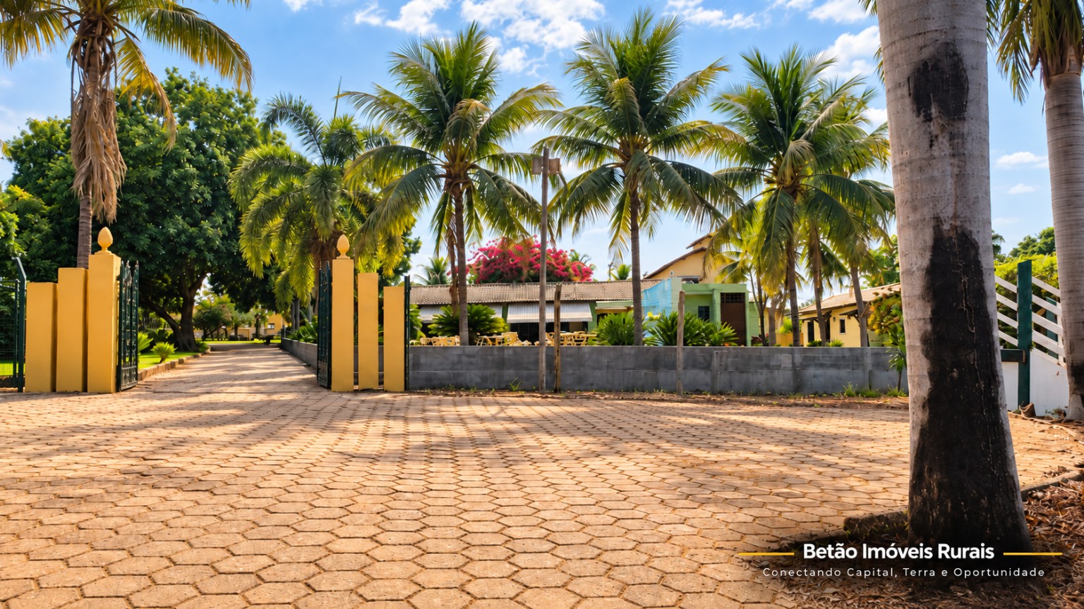 Entrada da propriedade