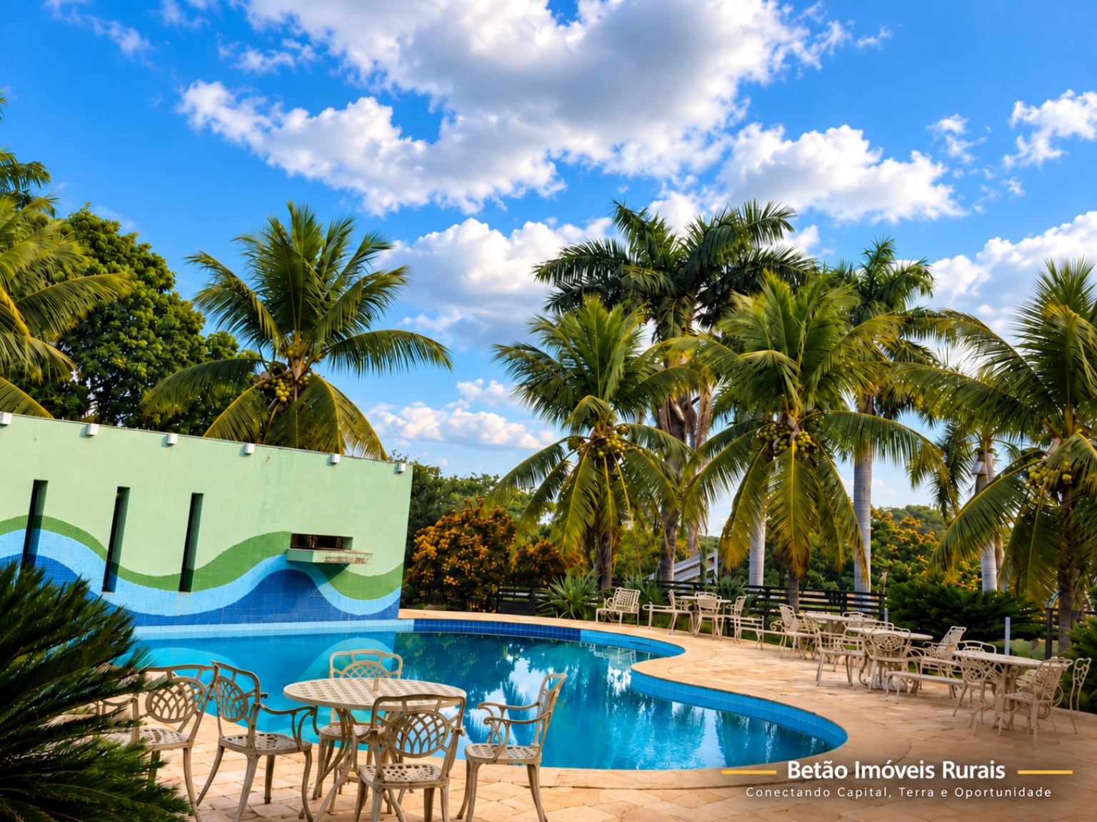Piscina e área de lazer